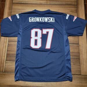 NFL Team Apparel New England Patriots Jersey #87 Gronkowski - Size Youth XL